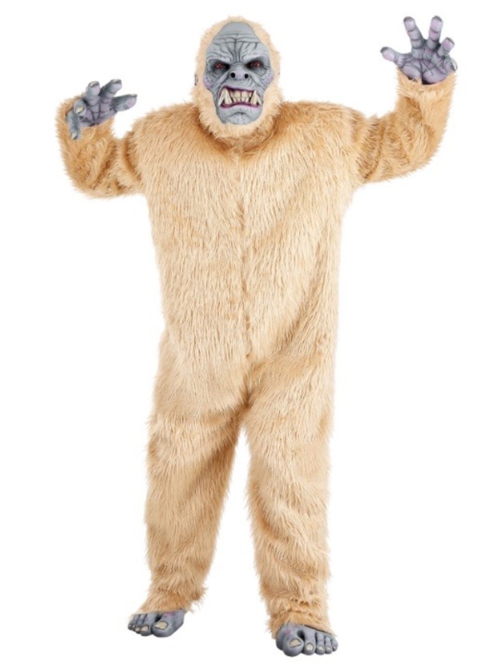 Adult mountain Yeti Costume with Mask large